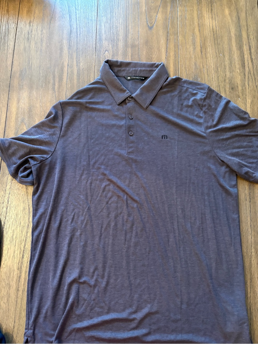 TravisMathew Men's Polo Shirt in Dark Brown